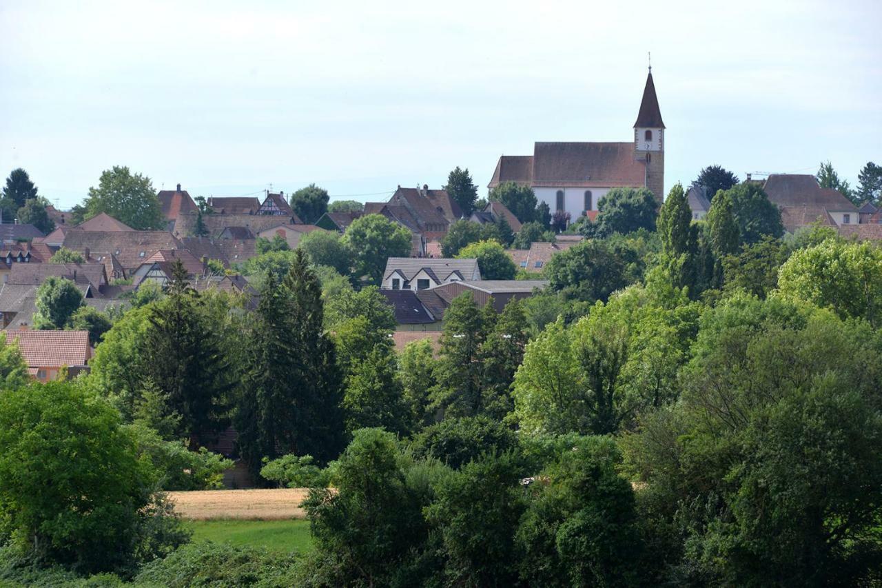 Zimmersheim Gite Aux Deux Clochers מראה חיצוני תמונה